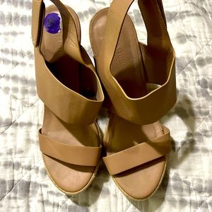 Like new dress platform sandals. Only worn a couple of times.